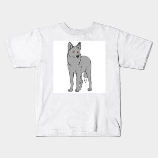 grey Wolf Kids T-Shirt